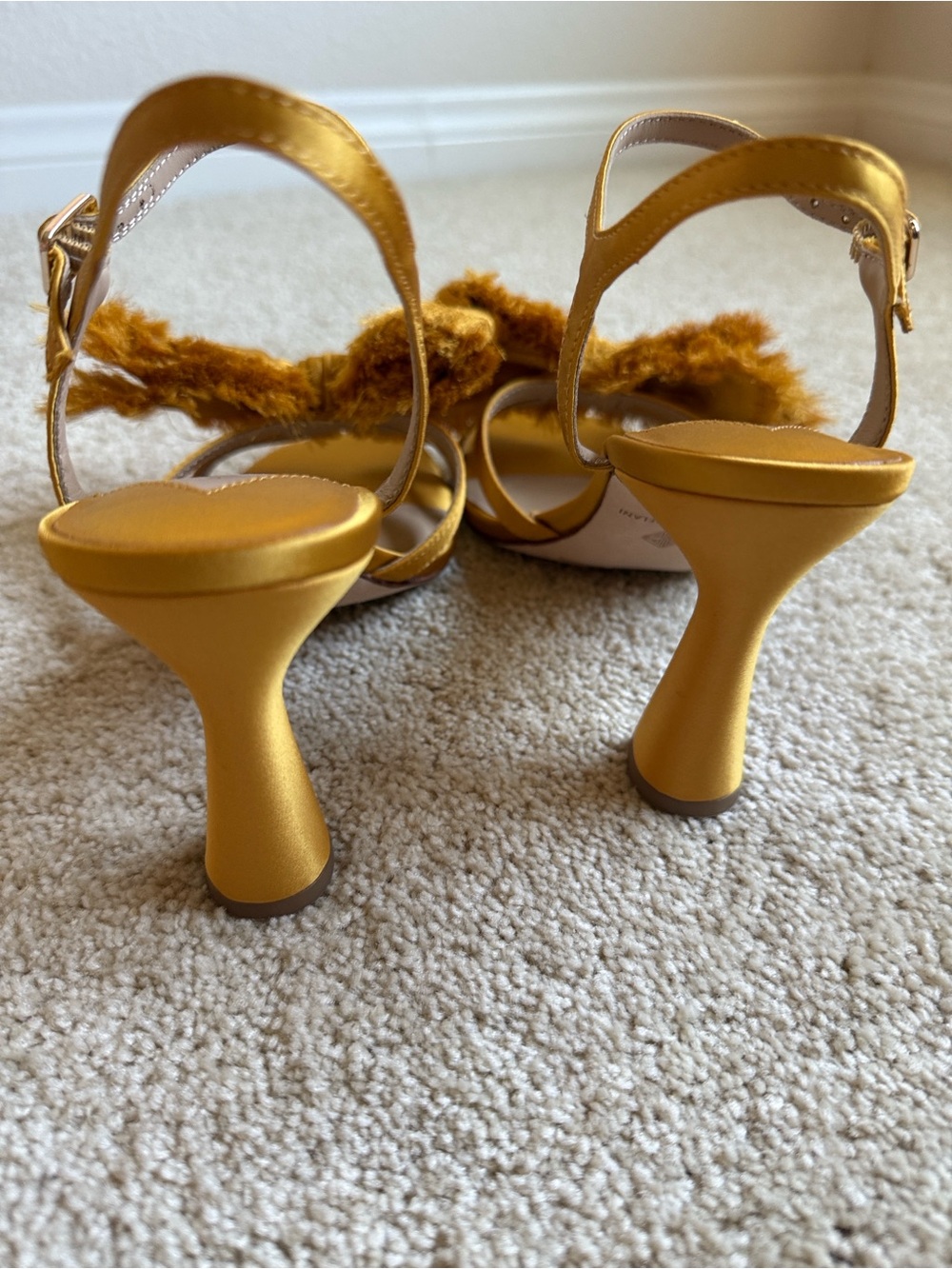 Antonio Melani Zora Satin Frayed Bow Dress Sandal - Picture 5 of 7